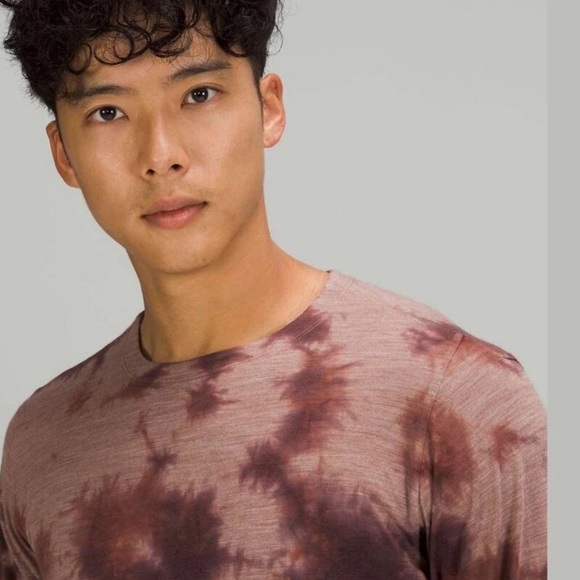 LULULEMON lab Wool blend Tie Dye LS Shirt Men XL Lightweight Comfort M3D8AS EUC - Picture 12 of 17